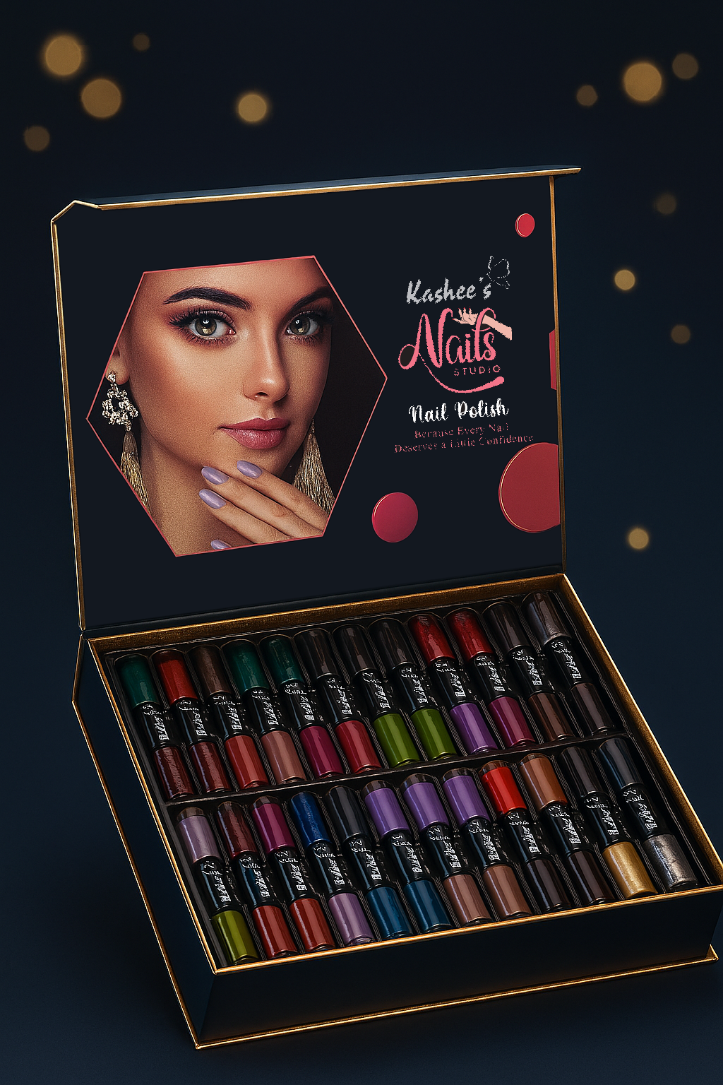 Kashees Nail Polish (Pack of 48 Pcs)
