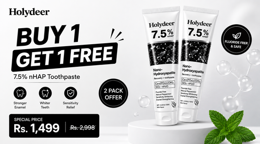 Holydeer Nano Hydroxyapatite Toothpaste(BUY ONE GET ONE FREE)