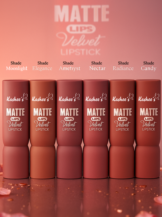 Matte Lip Velvet (Pack of 6 Pcs)