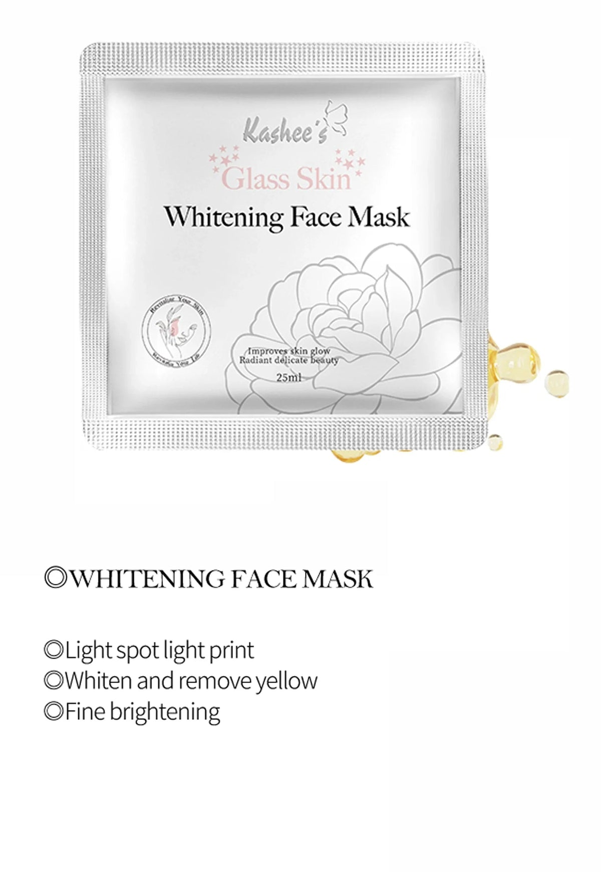 Kashees Glass Skin Whitening Face Mask